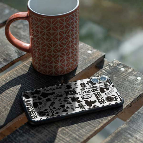 Disney Alice in Wonderland (animated) Silhouette Pattern iPhone 11 Skin