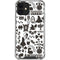 Disney Alice in Wonderland (animated) Silhouette Pattern iPhone 12 Clear Case