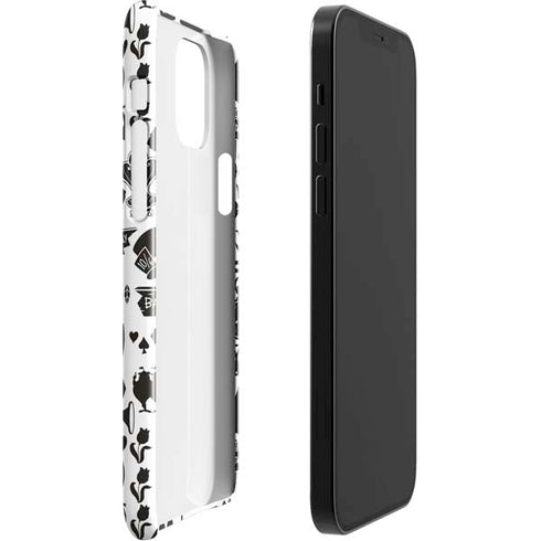 Disney Alice in Wonderland (animated) Silhouette Pattern iPhone 12 Mini Lite Case