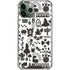 Disney Alice in Wonderland (animated) Silhouette Pattern iPhone 12 Pro Clear Case