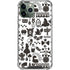 Disney Alice in Wonderland (animated) Silhouette Pattern iPhone 12 Pro Max Clear Case