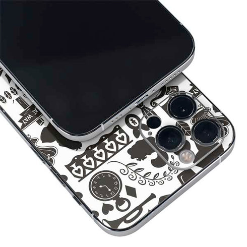 Disney Alice in Wonderland (animated) Silhouette Pattern iPhone 12 Pro Max Skin