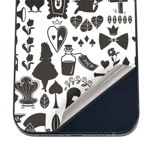 Disney Alice in Wonderland (animated) Silhouette Pattern iPhone 12 Skin
