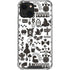 Disney Alice in Wonderland (animated) Silhouette Pattern iPhone 13 Clear Case