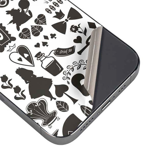 Disney Alice in Wonderland (animated) Silhouette Pattern iPhone 13 Pro Max Skin