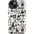 Disney Alice in Wonderland (animated) Silhouette Pattern iPhone 15 Plus Impact Case