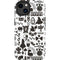 Disney Alice in Wonderland (animated) Silhouette Pattern iPhone 14 Plus Impact Case