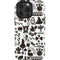 Disney Alice in Wonderland (animated) Silhouette Pattern iPhone 14 Pro Impact Case