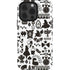 Disney Alice in Wonderland (animated) Silhouette Pattern iPhone 14 Pro Impact Case