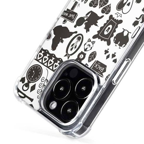 Disney Alice in Wonderland (animated) Silhouette Pattern iPhone 15 Pro MagSafe Case