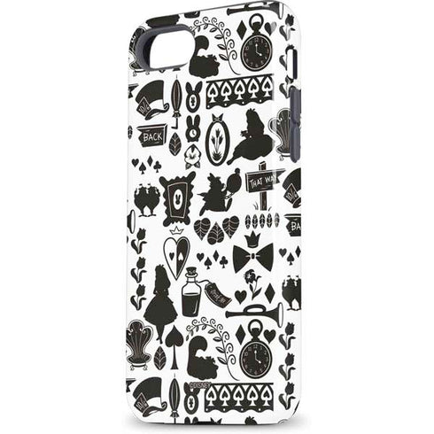 Disney Alice in Wonderland (animated) Silhouette Pattern iPhone 7 Pro Case