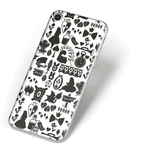 Disney Alice in Wonderland (animated) Silhouette Pattern iPhone 7 Skin