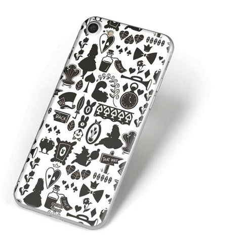 Disney Alice in Wonderland (animated) Silhouette Pattern iPhone 8 Skin