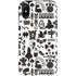 Disney Alice in Wonderland (animated) Silhouette Pattern iPhone X Pro Case