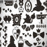 Disney Alice in Wonderland (animated) Silhouette Pattern iPhone X Pro Case