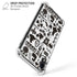 Disney Alice in Wonderland (animated) Silhouette Pattern iPhone XR Clear Case