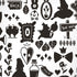 Disney Alice in Wonderland (animated) Silhouette Pattern iPhone XR Pro Case