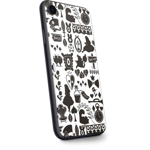 Disney Alice in Wonderland (animated) Silhouette Pattern iPhone XR Skin