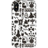 Disney Alice in Wonderland (animated) Silhouette Pattern iPhone XS Pro Case