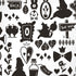 Disney Alice in Wonderland (animated) Silhouette Pattern iPhone XS Pro Case
