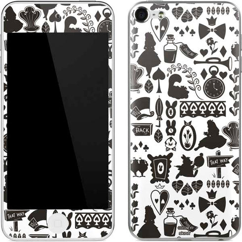 Disney Alice in Wonderland (animated) Silhouette Pattern Apple iPod Skin