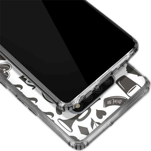 Disney Alice in Wonderland (animated) Silhouette Pattern LG Stylo 6 Clear Case