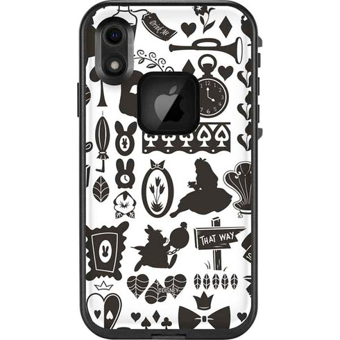 Disney Alice in Wonderland (animated) Silhouette Pattern LifeProof Fre iPhone Skin