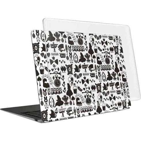 Disney Alice in Wonderland (animated) Silhouette Pattern MacBook Air 15in (2023-2025) Case plus Skin
