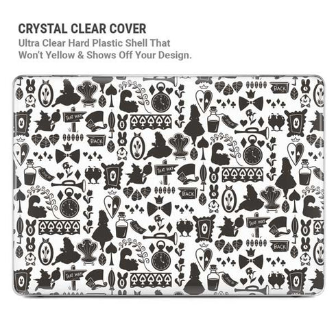 Disney Alice in Wonderland (animated) Silhouette Pattern MacBook Air 15in (2023-2025) Case plus Skin