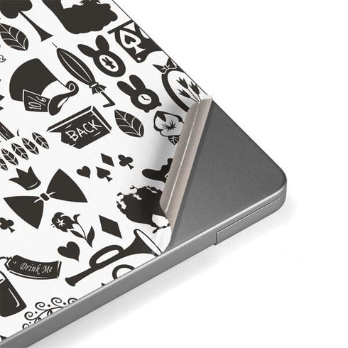 Disney Alice in Wonderland (animated) Silhouette Pattern MacBook Pro 14in (2021-24) Skin