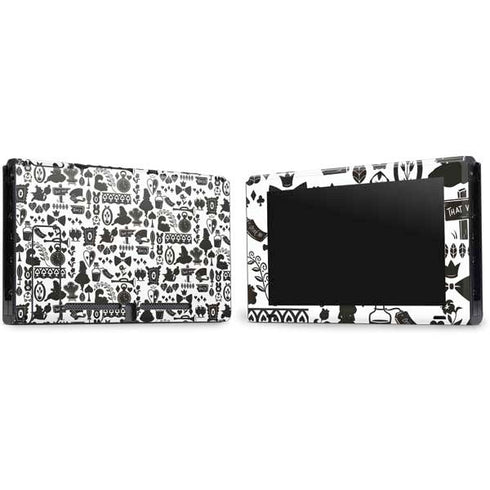 Disney Alice in Wonderland (animated) Silhouette Pattern Nintendo Switch Bundle Skin