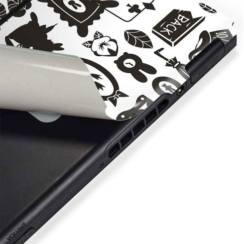 Disney Alice in Wonderland (animated) Silhouette Pattern Nintendo Switch Bundle Skin