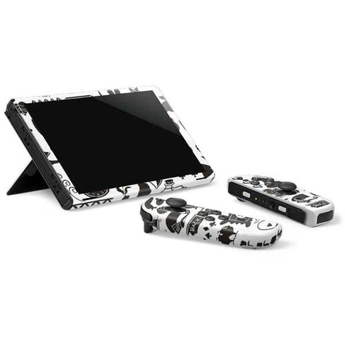 Disney Alice in Wonderland (animated) Silhouette Pattern Nintendo Switch OLED (2021) Skin