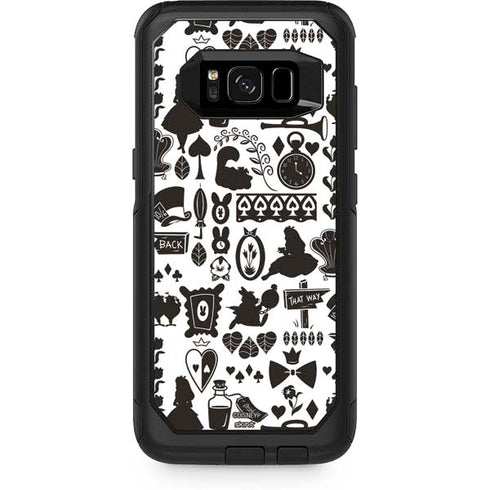 Disney Alice in Wonderland (animated) Silhouette Pattern Otterbox Commuter Galaxy Skin