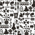 Disney Alice in Wonderland (animated) Silhouette Pattern PS4 Pro/Slim Controller Skin