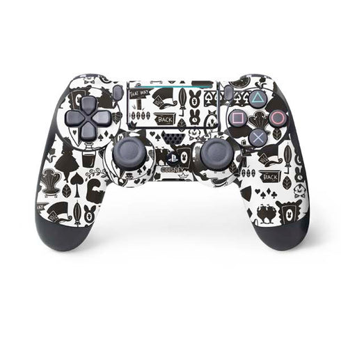 Disney Alice in Wonderland (animated) Silhouette Pattern PS4 Pro/Slim Controller Skin