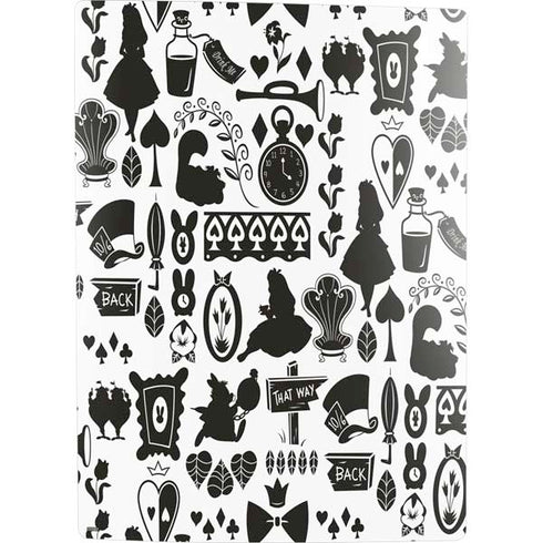 Disney Alice in Wonderland (animated) Silhouette Pattern PS5 Digital Edition Bundle Skin