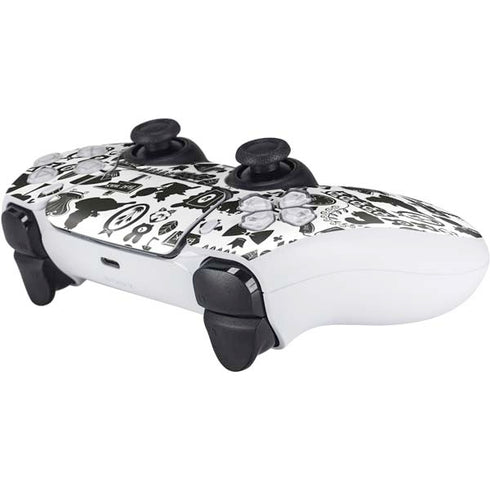 Disney Alice in Wonderland (animated) Silhouette Pattern PS5 Controller Skin