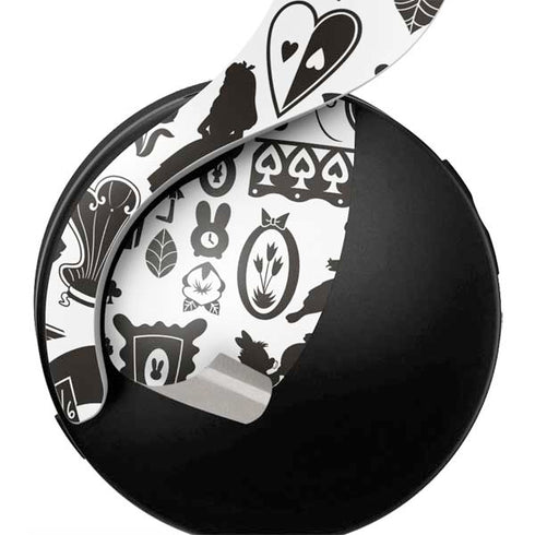 Disney Alice in Wonderland (animated) Silhouette Pattern PULSE 3D Wireless Headset for PS5 Skin