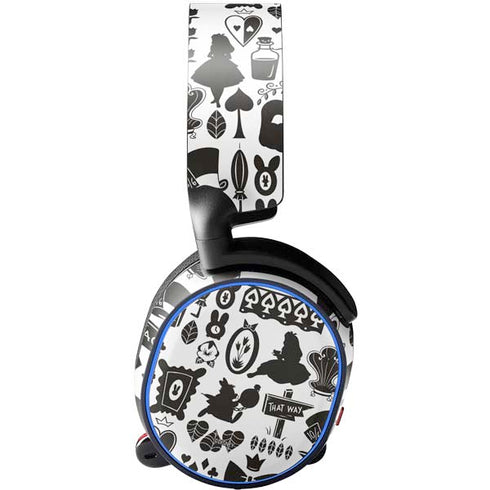 Disney Alice in Wonderland (animated) Silhouette Pattern SteelSeries Arctis 5 Skin