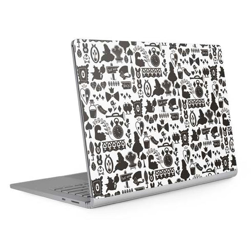 Disney Alice in Wonderland (animated) Silhouette Pattern Surface Book 2 13.5in Skin