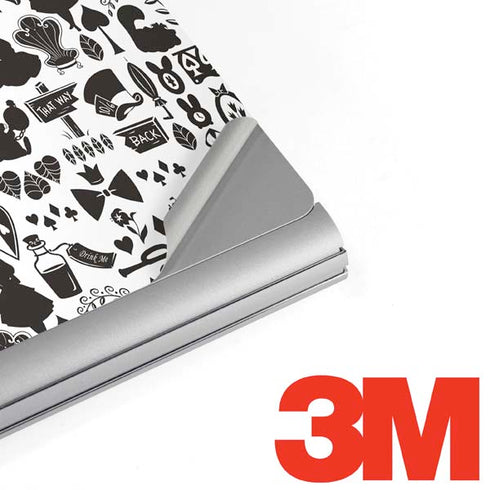Disney Alice in Wonderland (animated) Silhouette Pattern Surface Book 2 13.5in Skin
