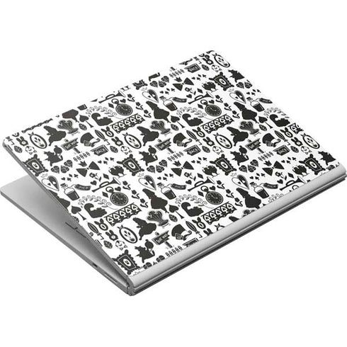 Disney Alice in Wonderland (animated) Silhouette Pattern Surface Book Skin
