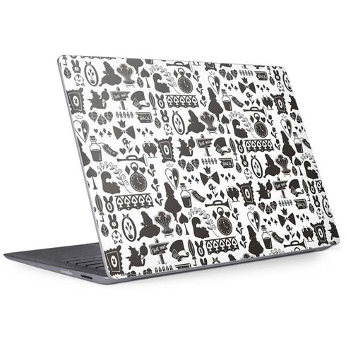 Disney Alice in Wonderland (animated) Silhouette Pattern Surface Laptop 2 Skin