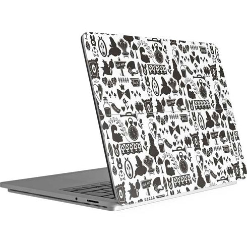 Disney Alice in Wonderland (animated) Silhouette Pattern Surface Laptop Studio Skin