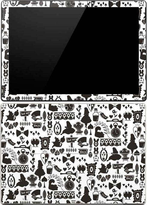 Disney Alice in Wonderland (animated) Silhouette Pattern Surface Pro 4 Skin