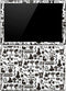 Disney Alice in Wonderland (animated) Silhouette Pattern Surface Pro 4 Skin