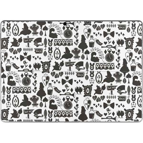 Disney Alice in Wonderland (animated) Silhouette Pattern Surface Pro 8 Skin