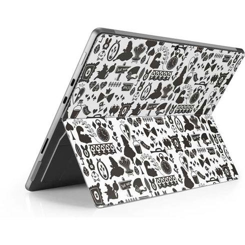 Disney Alice in Wonderland (animated) Silhouette Pattern Surface Pro 8 Skin