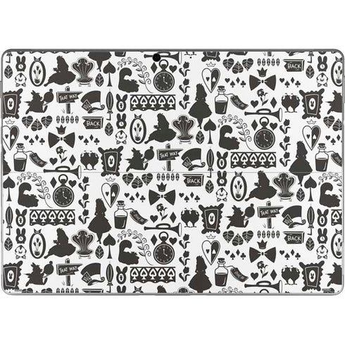 Disney Alice in Wonderland (animated) Silhouette Pattern Surface Pro 9 Skin